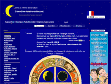 Tablet Screenshot of calendrier-lunaire-online.net